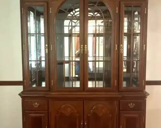 Queen Anne Styled ChinaDisplay Cabinet