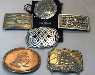 Lot 485: St. Justin & More Belt Buckles