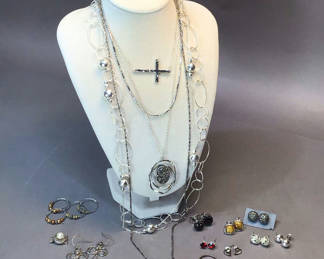 Lot 496: Vintage Sterling Jewelry (44+ dwt)
