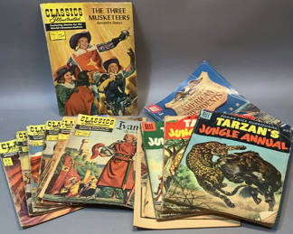 Lot 516: Vintage Classics Illustrated & Dell Comics