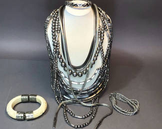 Lot 505: Whiting And Davis & More Statement Jewelry