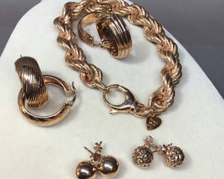Lot 498: Milor Bronze & 925 Jewelry (6+ dwt)