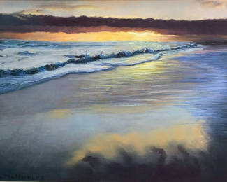 Lot 585: Lynn McNamara Framed Original Pastel