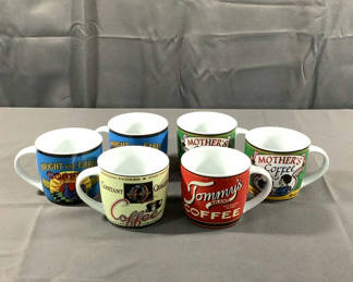 Lot 543: Fun Logo Coffee Mugs