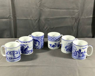 Lot 535: The Spode Blue Room Collection Mugs