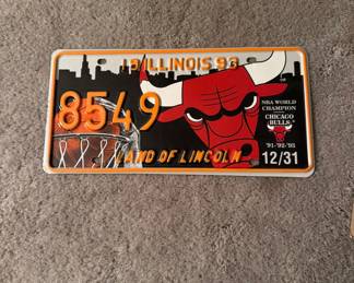 Bulls License Plate