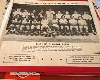 Girl Baseball National League Magazine