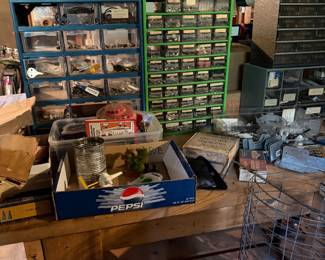 Workbench and contents