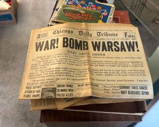 War Bomb Warsaw Sept 1 1939