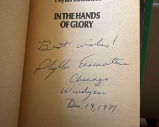On the hands of Glory Signed