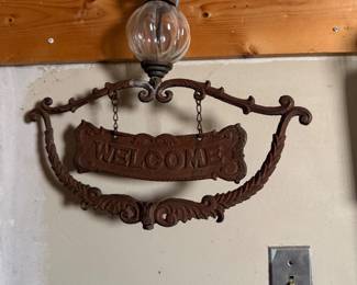 Welcome sign
