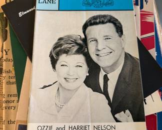 Ozzie and harriot Drury Lane stagebill