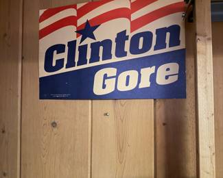 Clinton Gore Campaign Poster