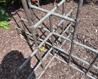 Copper artisan trellis