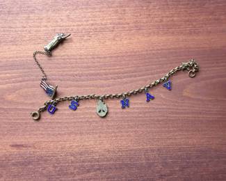 Sweetheart Navy Bracelet