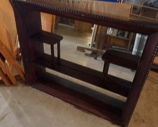 Shadow box with mirror