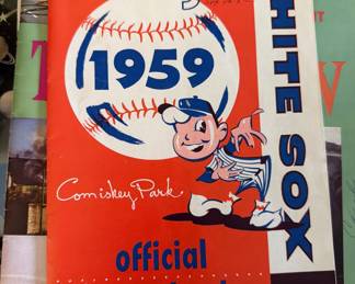 Chicago White Sox 1959 Official Scorebook