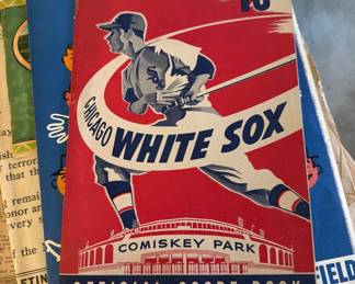 Chicago White Sox Official Score book