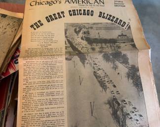 The Great Chicago Blizzard Newespaper insert