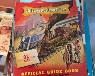 Chicago Railroad fair Guide Book AS IS