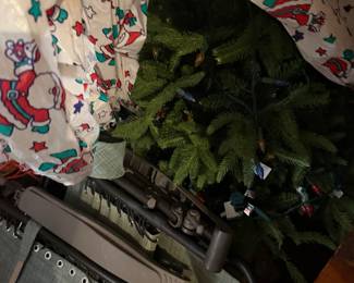Christmas tree with lights