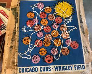 Official Program Chicago Cubs Wrigley Field