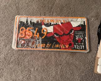 Bulls License Plate