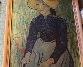 Van Gogh's Peasant woman print