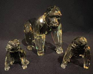 #S94 one gorilla baby $100 Swarovski Box