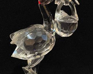 #S72 Stork Baby $150 Swarovski Box