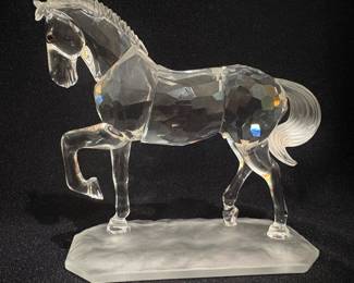 #S207 Stallion Horse $225 Swarovski Box