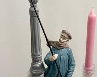 Lladro Lamplighter Figurine Lamplighter" (Spanish title: El Farolero) $350