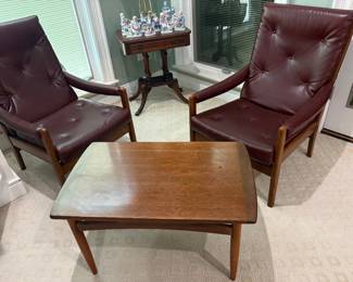 Pair of End Tables one $500 one $300 has mug ring on top