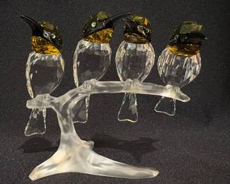 #S202 BeeEaters Birds $300 Swarovski Box