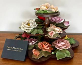 The Twelve Months of Roses" Capodimonte $200