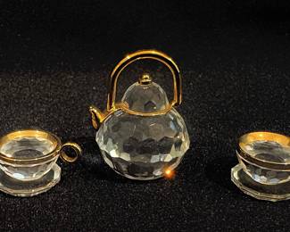 #S8 Tea Set $35 Swarovski Box
