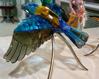 #S231 Roller Bird $1,000 #S224 Macaw Parrot $1,000 Swarovski Paradise