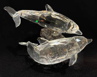 #S56 Dolphins $800 Swarovski Box