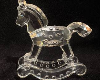 #S58 Rocking Horse $45 Swarovski Box