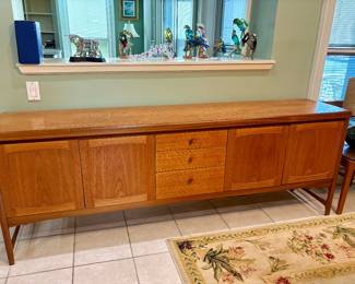 mid-century modern teak "Squares" sideboard by Nathan Furniture $3,000