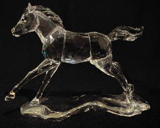 #S12” Running Foal $100 Swarovski