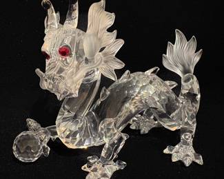 #S81 Fabulous Creatures Dragon $175 Swarovski Box