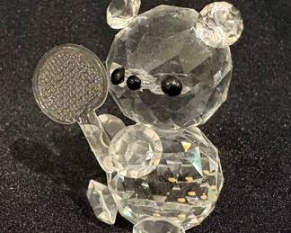 #S130 Tennis Bear $40 Swarovski