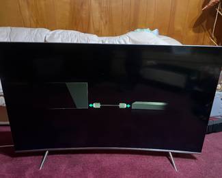 55 in Samsung curve 4k tv - good condition 