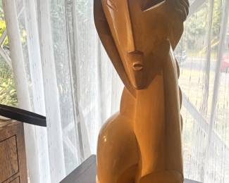 1961 Austin Productions Modernist/Art Deco Revival Female Bust Sculpture