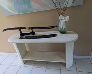 Sofa/foyer table 54"L x 28"H x 16"D