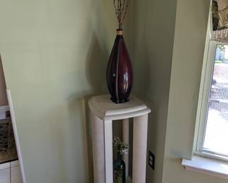 Pedestal table 15" x15" x 36"H