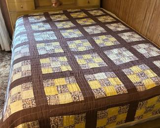 MCM LIMED OAK BOWFRONT BED