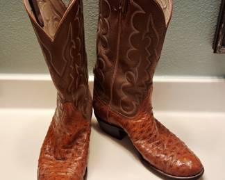 Tony Lama Ostrich Boots! Size 11