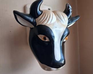 Wall hanging cow